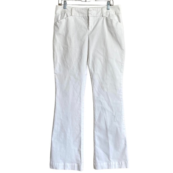 INC International Concepts White Boot Cut Jeans Size 10 Casual Work Summer - Picture 1 of 12